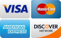 All major credit cards accepted for bail bonds and bondsman services